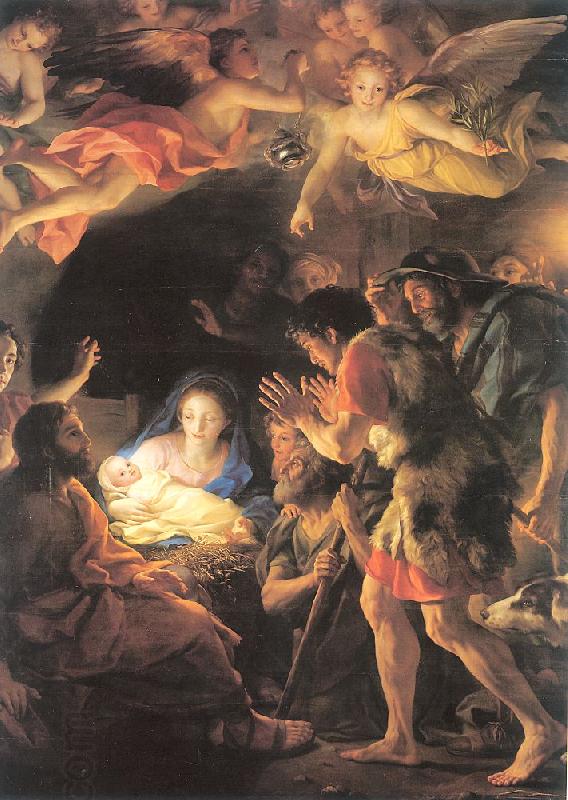 MENGS, Anton Raphael The Adoration of the Shepherds China oil painting art